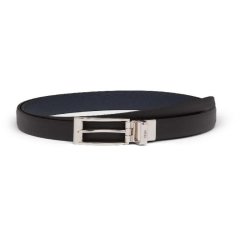 【包税】PRADA/普拉达 男士黑色皮革腰带 2CC004 053 F0RD7 PL2303图片