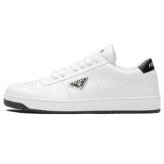 【包税】PRADA/普拉达 男士白色皮革休闲运动鞋 2EE364 3LJ6 F0964 PL2303图片
