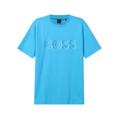 HUGO BOSS/雨果博斯 男士棉质圆领短袖T恤 50483768图片