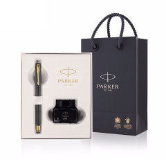 Parker/派克 威雅XL经典黑金夹墨水笔+小墨水礼盒套装（礼盒2色可选）【礼品佳选】图片