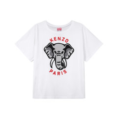 KENZO/高田贤三女士棉质超大宽松版圆领短袖T恤2TS0024SO图片