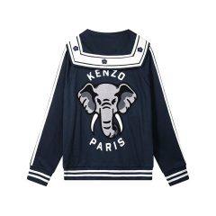 KENZO/高田贤三春秋款男士/女士水手领拉链夹克上衣外套5SW4654IE图片