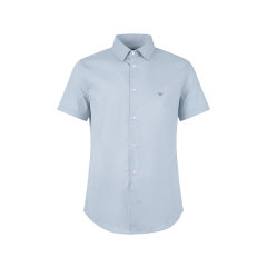 Emporio Armani/安普里奥阿玛尼 男士Capsule系列棉质短袖衬衫 8N1C91 1NI9Z图片