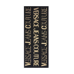 VERSACE JEANS 范思哲 男女同款情侣款微标花纹提花针织围巾 73GA2H52 DX图片