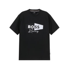 HUGO BOSS/雨果博斯 男士black系列环保面料圆领短袖T恤 50496223图片