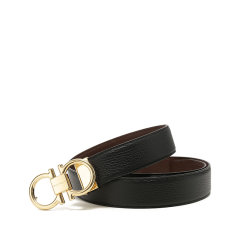 Salvatore Ferragamo/菲拉格慕 男士牛皮Gancini扣饰可裁剪双面皮带腰带3.5cm 679938图片