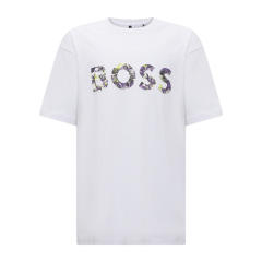 HUGO BOSS 男士字母Logo印花套头短袖T恤图片