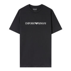 ARMANI 阿玛尼 EA男士经典徽标LOGO印花短袖T恤 8N1TN5 1JPZZ DX图片