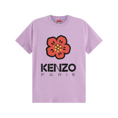 KENZO/高田贤三 女士BOKE系列棉质宽松版圆领短袖T恤 FD5 2TS039 4SO图片