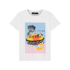 WEEKEND MaxMara/WEEKEND MaxMara 女士棉质圆领短袖T恤 CHOPIN图片
