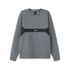 HUGO BOSS/雨果博斯 男士green系列圆领长袖卫衣运动衫 50504887图片