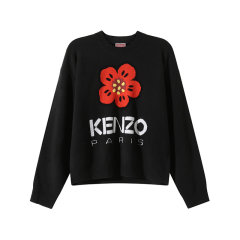 KENZO/高田贤三 女士BOKE系列休闲时尚羊毛衫针织衫毛衣 FD6 2PU430 3LD图片