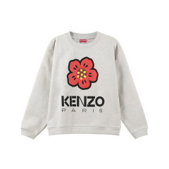 KENZO/高田贤三 女士BOKE系列棉质圆领长袖卫衣运动衫 FD5 2SW036 4ME图片