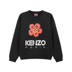 KENZO/高田贤三 女士BOKE系列棉质圆领长袖卫衣运动衫 FD5 2SW036 4ME图片