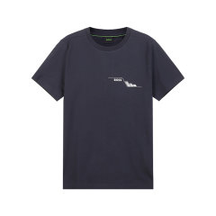 HUGO BOSS/雨果博斯 男士green系列棉质圆领短袖T恤 50506358图片