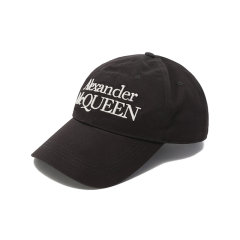 Alexander McQueen/亚历山大麦昆 男士织物帽子棒球帽鸭舌帽 688658 4105Q图片