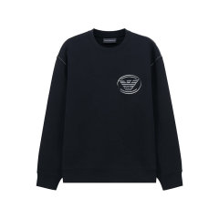 Emporio Armani/安普里奥阿玛尼 男士棉质圆领长袖卫衣运动衫 6L1M82 1JHSZ图片