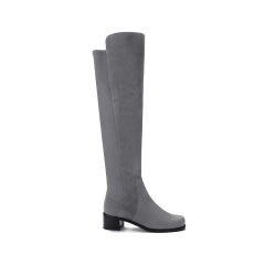 StuartWeitzman/思缇韦曼 女士织物配皮高筒靴长靴 RESERVE图片