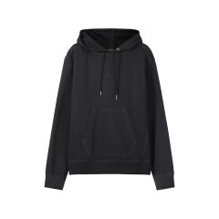 HUGO BOSS/雨果博斯 男士棉质做旧连帽长袖卫衣运动衫 50472411图片