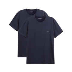 Emporio Armani/安普里奥阿玛尼 男士棉质圆领短袖贴身打底衫内衣T恤两件套装 111267 4R720图片