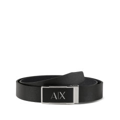 ARMANI EXCHANGE/阿玛尼 男士可替换扣头可裁剪双面旋转时尚皮带腰带套装3.5cm 951250 CC890图片