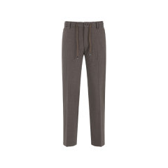 HUGO BOSS/雨果博斯 男士black系列棉质休闲裤锥形裤长裤 50495349图片