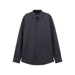 HUGO BOSS/雨果博斯 男士black系列棉质长袖衬衫 50508345图片