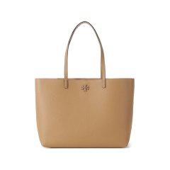 Tory Burch/汤丽柏琦 女士MCGRAW系列牛皮革大容量双T LOGO托特包购物袋手提单肩包 152221图片