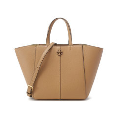 Tory Burch/汤丽柏琦 女士MCGRAW系列牛皮革双T LOGO托特包手提单肩斜挎包中号 147574图片