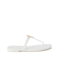Tory Burch/汤丽柏琦 女士ROXANNE系列双T LOGO平底夹趾果冻拖鞋凉拖 137704图片
