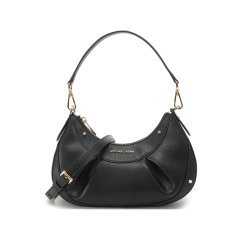 Michael Kors/迈克·科尔斯 女士Enzo系列牛剖层皮革小号褶皱豌豆包腋下包手提单肩斜挎包 32F3G6EC1L图片
