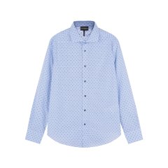 Emporio Armani/安普里奥阿玛尼 男士棉质休闲长袖衬衫 3R1C86 1K0BZ图片