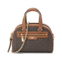 Michael Kors/迈克·科尔斯 女士Williamsburg系列人造革/牛剖层皮革超小号保龄球包链条包手提单肩斜挎包 32F3G6WC0B图片
