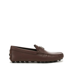 Tod’s/托德斯 男士牛皮革TIMELESS大T扣豆豆鞋乐福鞋平底皮鞋 XXM52K0GW60N6M图片