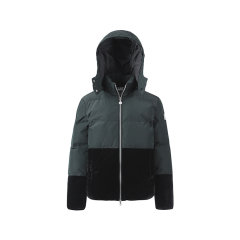 EA7/阿玛尼 女士拼接连帽棉服夹克上衣外套 6LTB20 TN8AZ图片