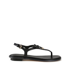 Michael Kors/迈克·科尔斯 女士Nori沙滩度假风蝴蝶结T型带平底夹趾凉鞋 40R4NRFA1L图片