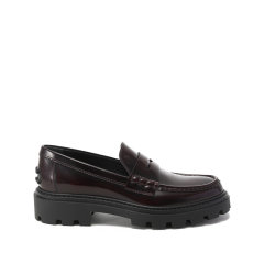 Tod’s/托德斯 女士横条装饰厚底乐福鞋单鞋皮鞋 XXW08J0GF60SHA图片