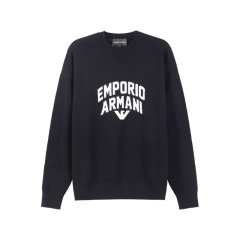 Emporio Armani/安普里奥阿玛尼 秋冬款 男士绵羊毛圆领休闲套头针织衫羊毛衫 3R1MXA 1MDXZ图片