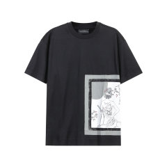 Emporio Armani/安普里奥阿玛尼 男士复古圆领莱赛尔落肩短袖T恤 3D1T98 1JUVZ图片