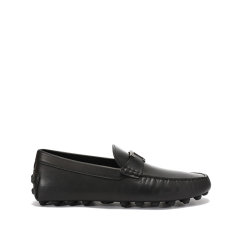 Tod’s/托德斯 男士牛皮革TIMELESS大T扣豆豆鞋乐福鞋平底皮鞋 XXM52K0GW60N6M图片