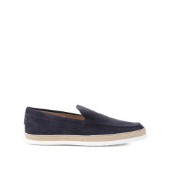 Tod’s/托德斯 男士绒面皮革编织嵌边便鞋平底鞋单鞋休闲鞋3cm XXM0TV0AJ30OA6图片