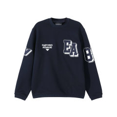 Emporio Armani/安普里奥阿玛尼 男士棉质圆领长袖卫衣运动衫 6R1MG4 1JWPZ图片