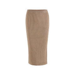 Max Mara Studio/麦丝玛拉 女士麻花针织半身长裙裹身裙紧身裙 GINOSA图片