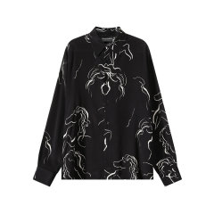 Emporio Armani/安普里奥阿玛尼 男士宽松版度假风长袖休闲衬衫 E31F27 F1022图片