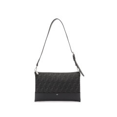 FENDI/芬迪 男士织物配皮手提单肩斜挎包手拿包 7N0144 ARK1图片