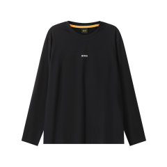 HUGO BOSS/雨果博斯 男士orange系列棉质环保面料圆领长袖T恤 50473286图片