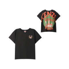 KENZO/高田贤三 女士棉质宽松版圆领短袖T恤 2TS050 4SO图片