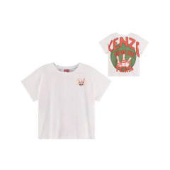 KENZO/高田贤三 女士棉质宽松版圆领短袖T恤 2TS050 4SO图片