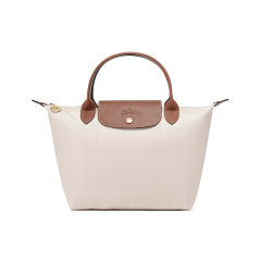 Longchamp/珑骧 女士Le Pliage Original系列织物橙色小号短柄可折叠饺子包手提包 1621 089图片