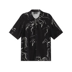 Emporio Armani/安普里奥阿玛尼 男士宽松版度假风短袖休闲衬衫 E31F25 F1022图片